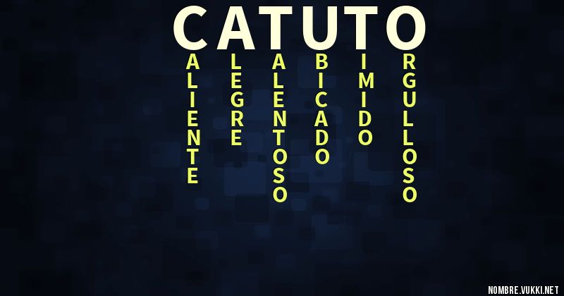 Acróstico catuto