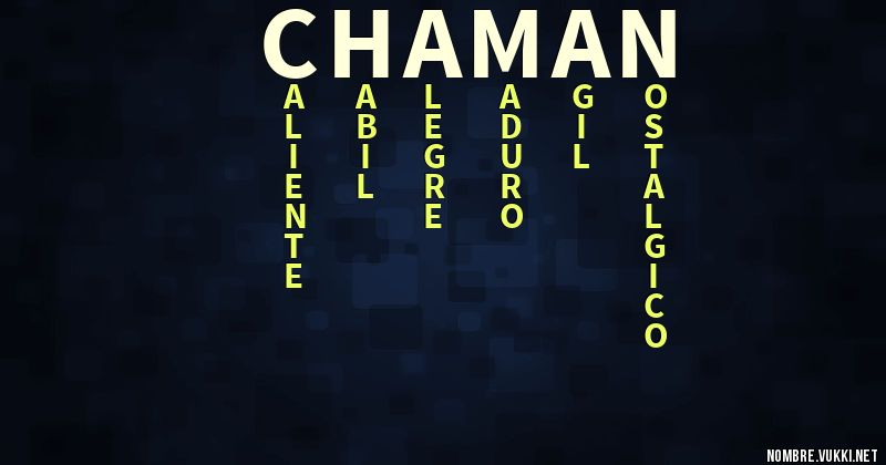 Acróstico chaman