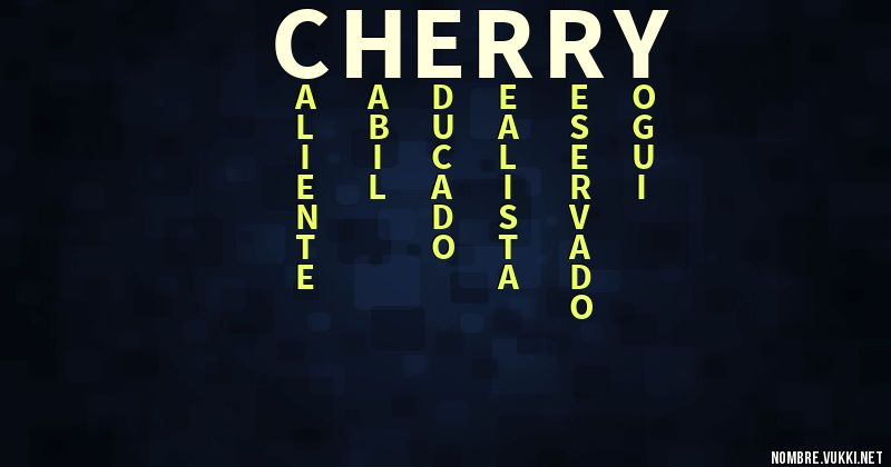 Acróstico cherry