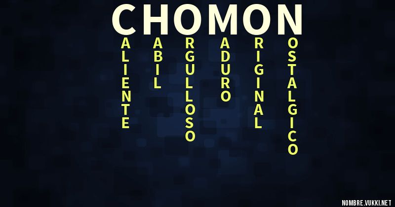 Acróstico chomón