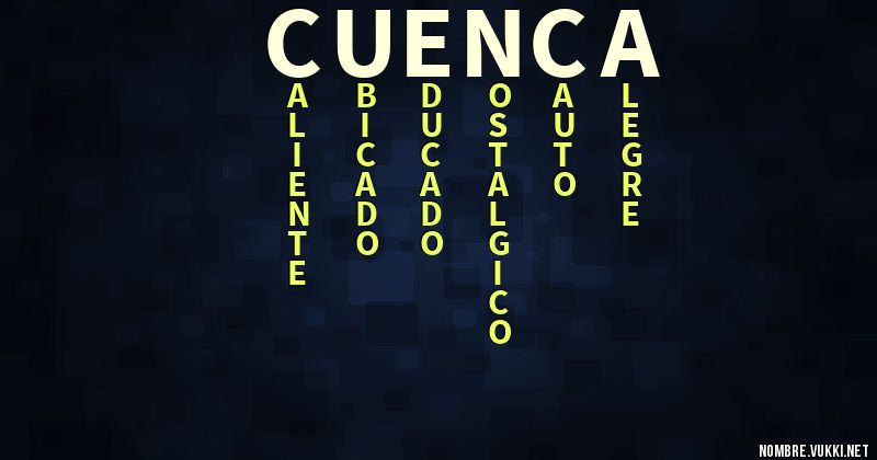 Acróstico cuenca