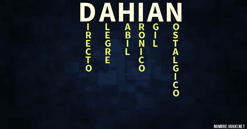 Acróstico dahian