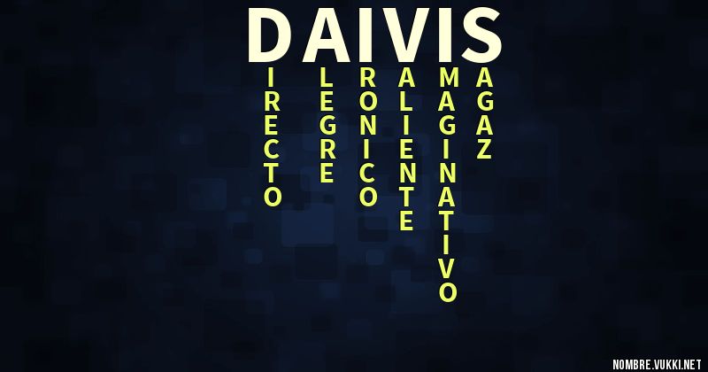 Acróstico daivis