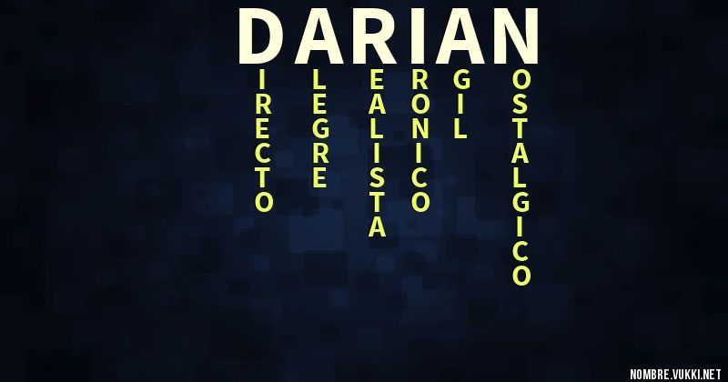 Acróstico darían