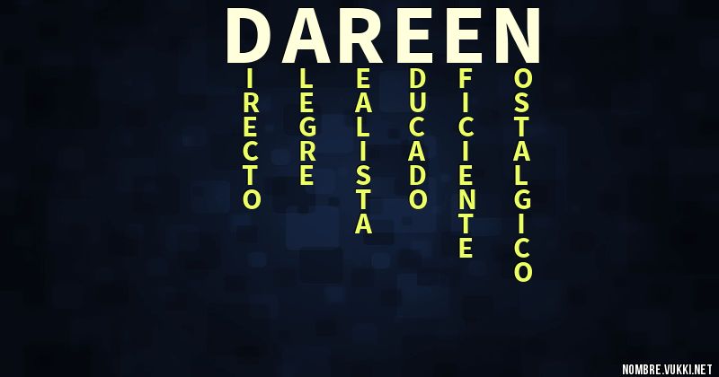 Acróstico dareen