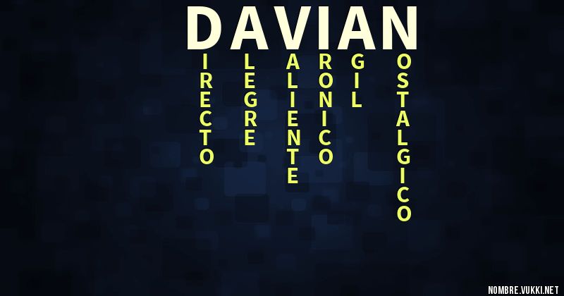 Acróstico davian