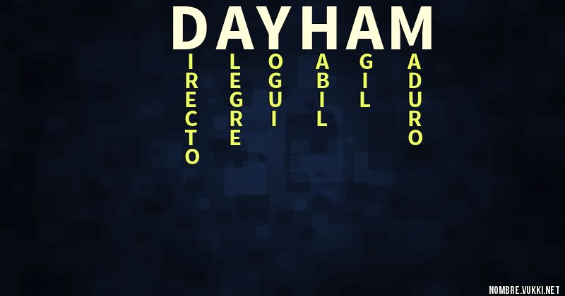 Acróstico dayham