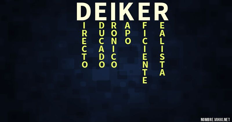 Acróstico deiker