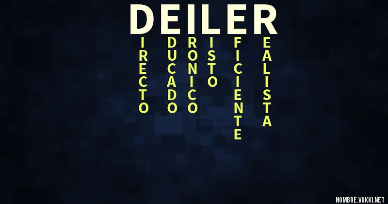 Acróstico deiler