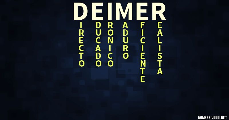 Acróstico deimer