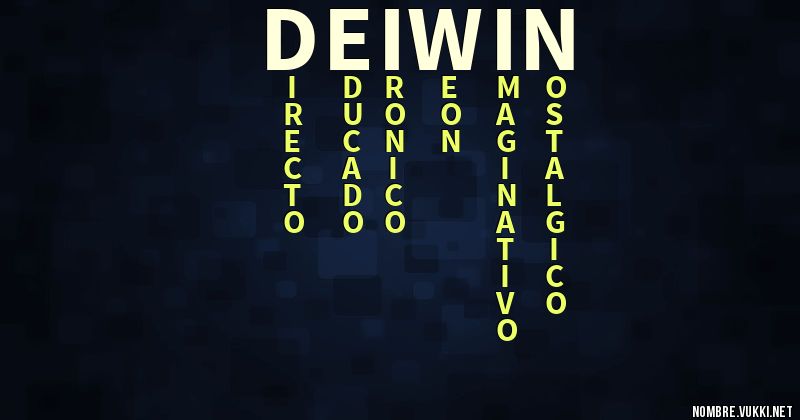 Acróstico deiwin