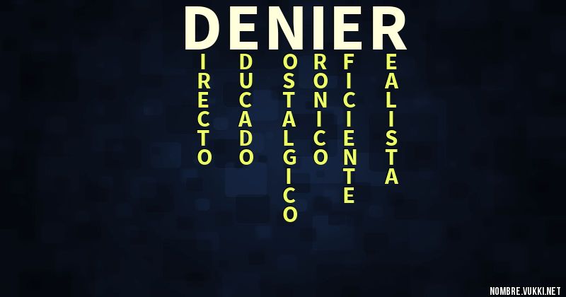 Acróstico denier
