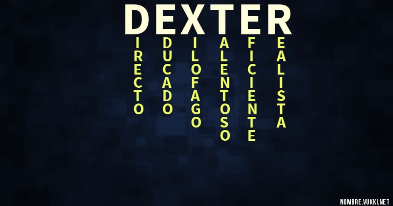 Acróstico dexter