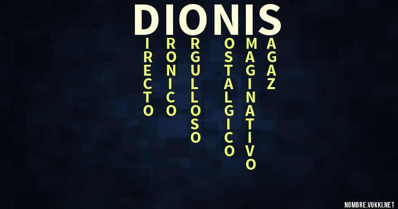 Acróstico dionis