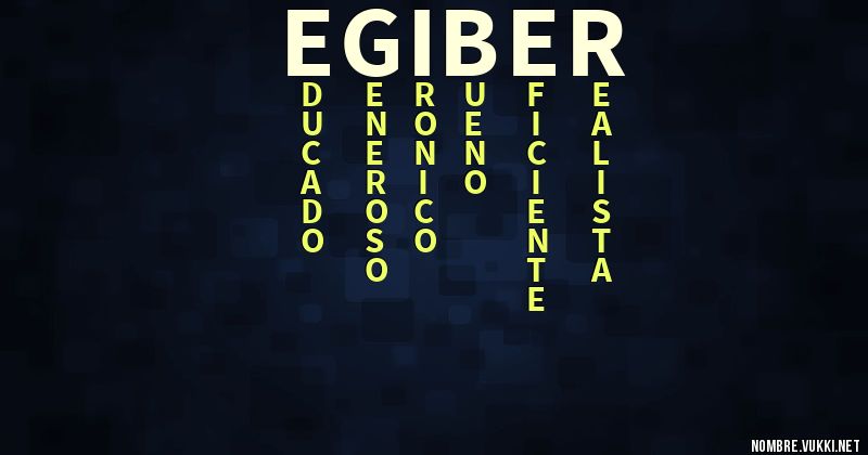 Acróstico egiber