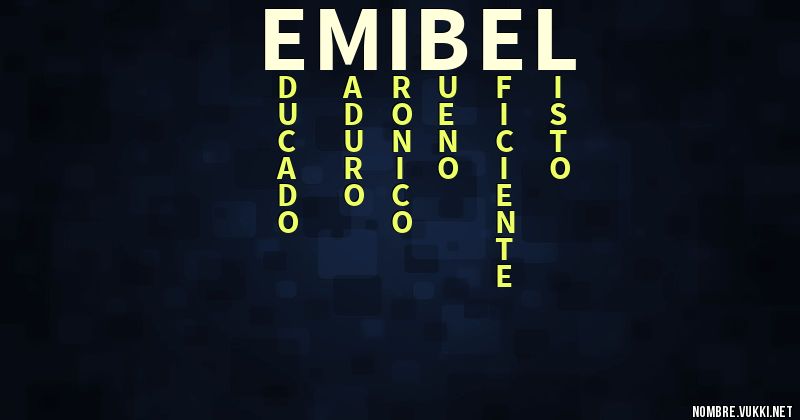Acróstico emibel
