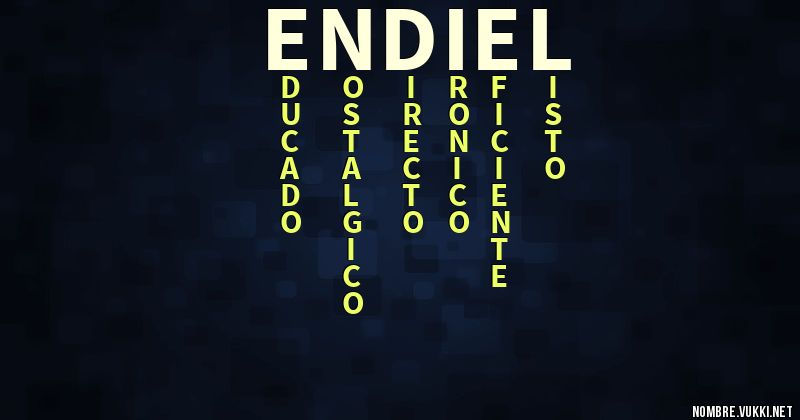 Acróstico endiel