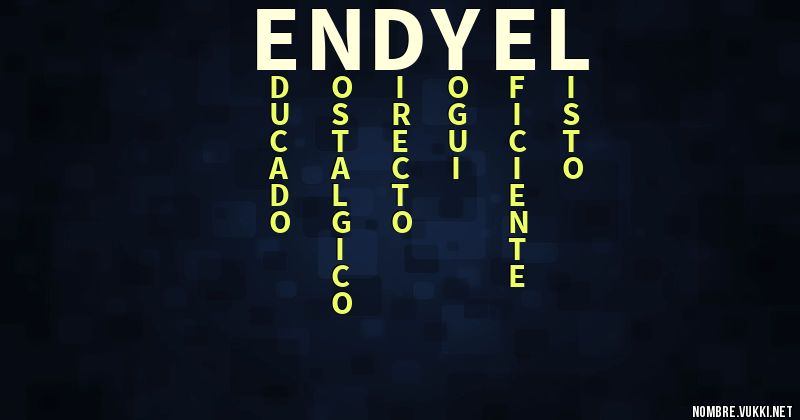 Acróstico endyel