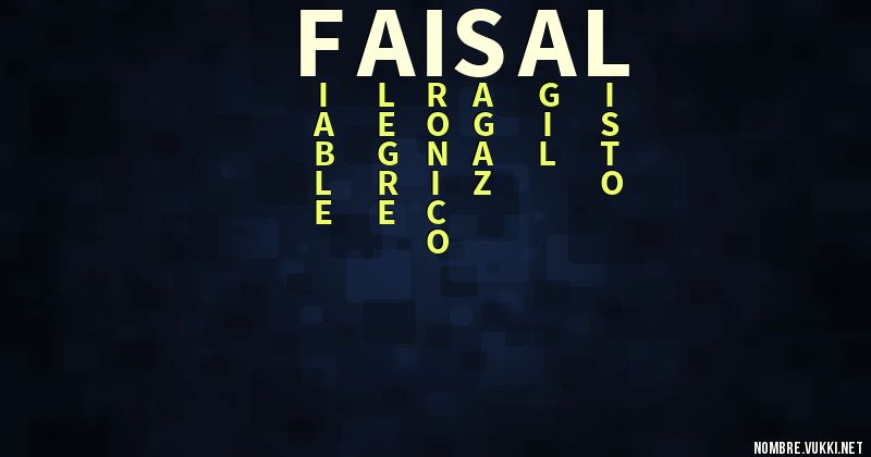 Acróstico faisal
