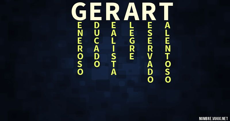 Acróstico gerart