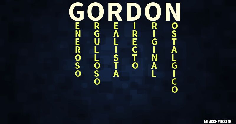 Acróstico gordon