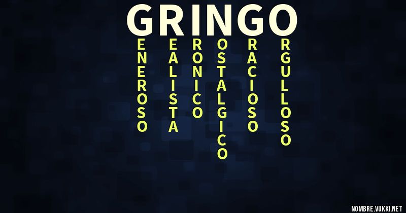 Acróstico gringo