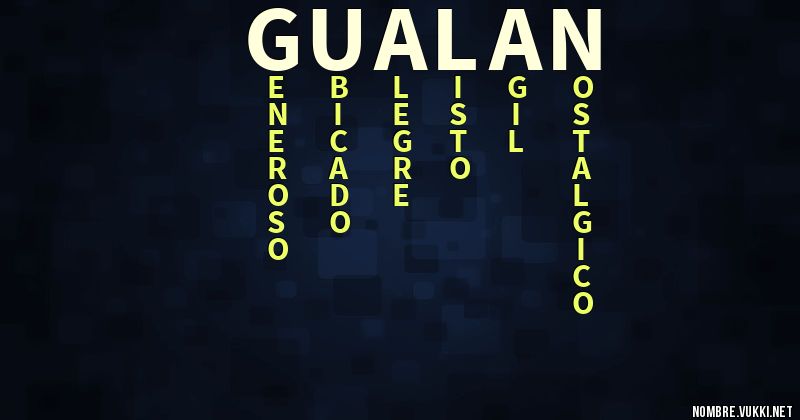 Acróstico gualan