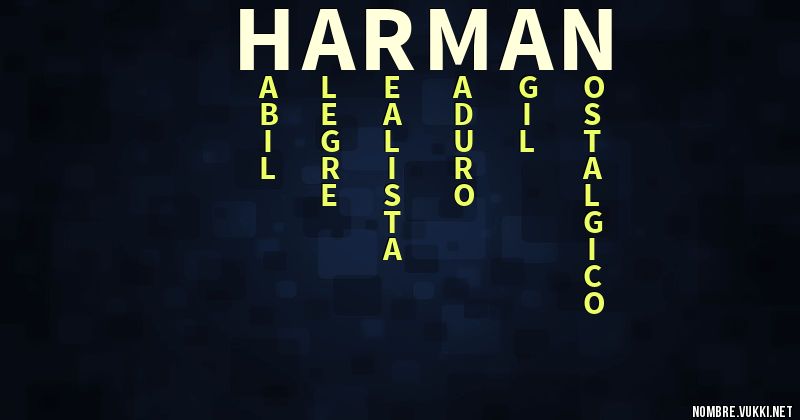 Acróstico harman