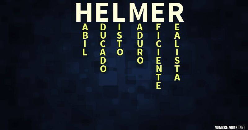 Acróstico helmer