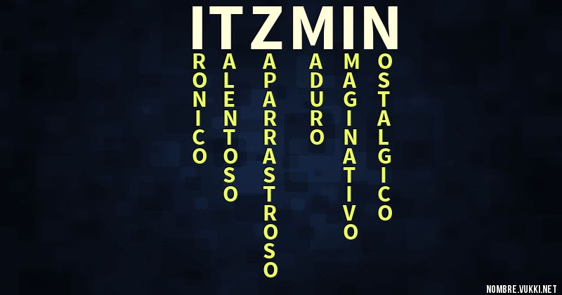 Acróstico itzmin