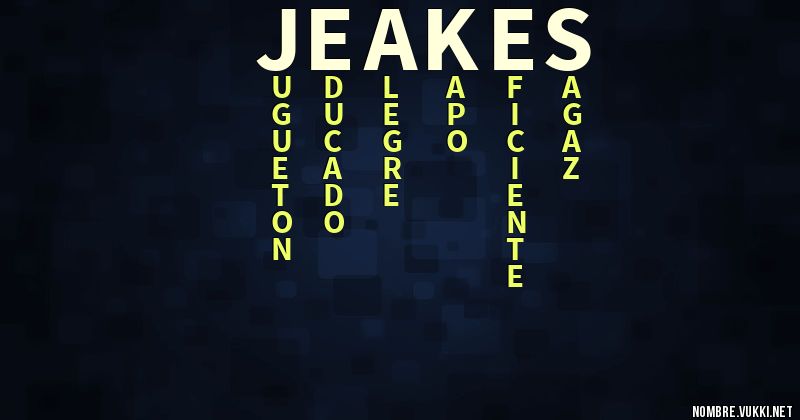 Acróstico jeakes