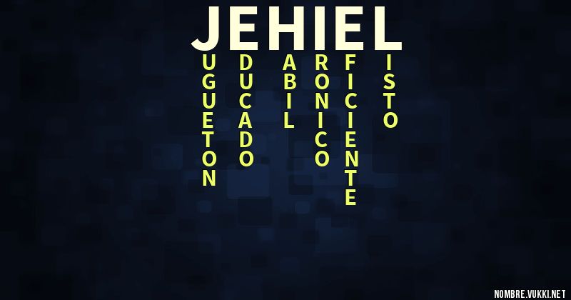 Acróstico jehiel