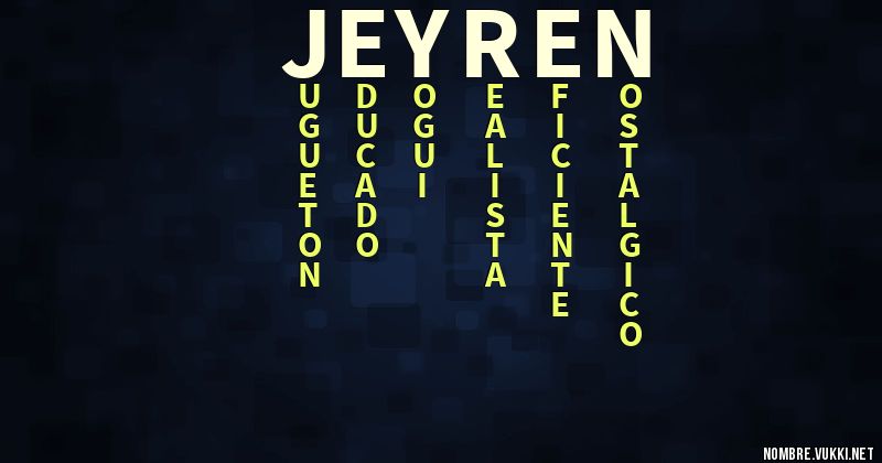 Acróstico jeyren