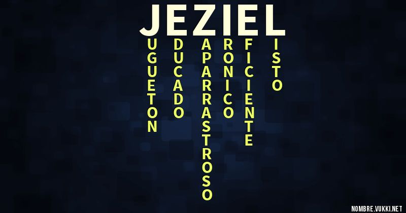 Acróstico jeziel