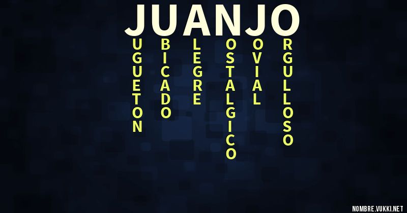 Acróstico juanjo