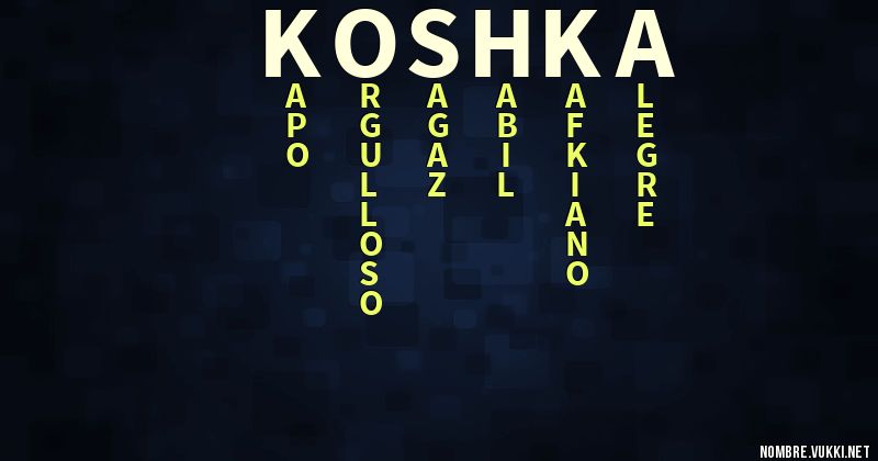 Acróstico koshka