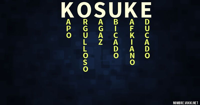 Acróstico kosuke