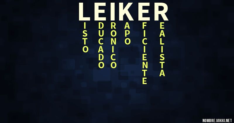 Acróstico leiker