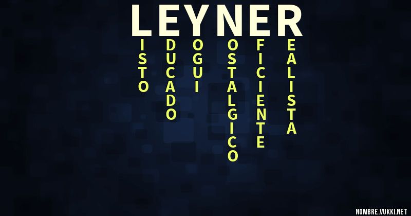 Acróstico leyner
