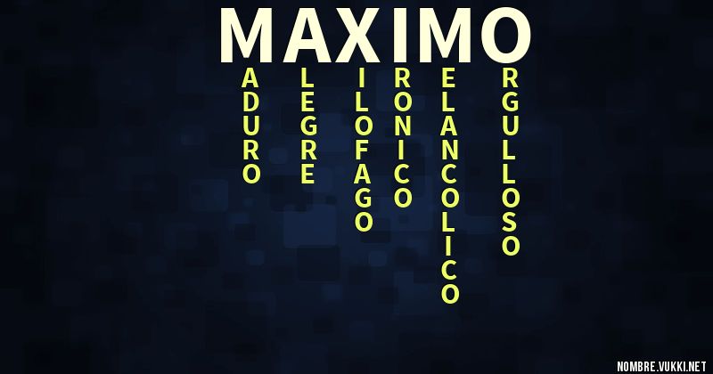 Acróstico mÁximo