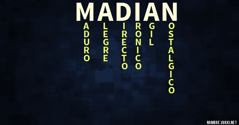 Acróstico madian