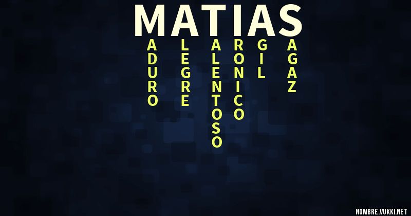 Acróstico matias 2