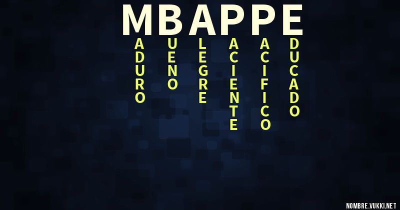 Acróstico mbappe