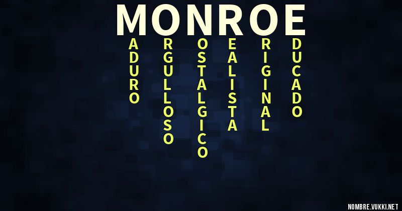 Acróstico monroe