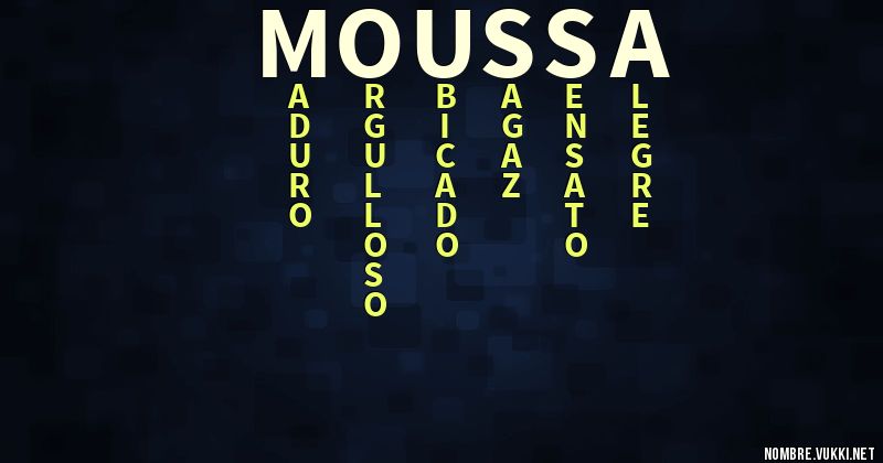 Acróstico moussa