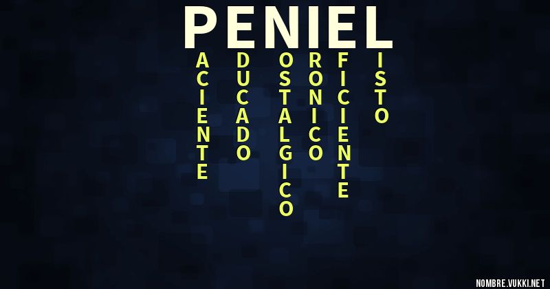 Acróstico peniel