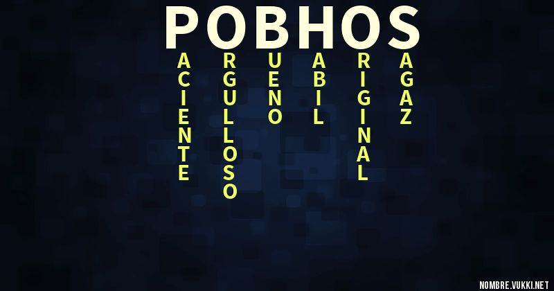 Acróstico pobhos