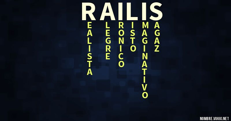 Acróstico railis
