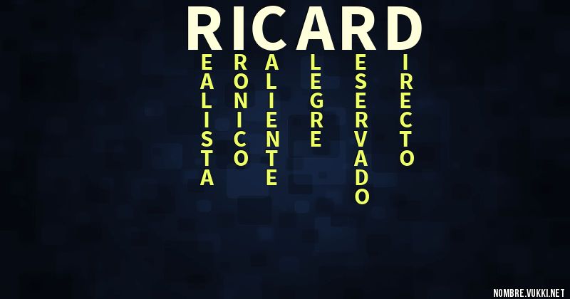 Acróstico ricard