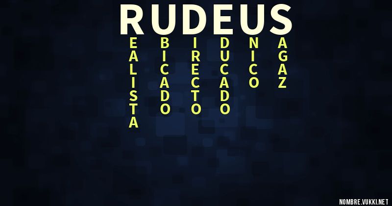 Acróstico rudeus